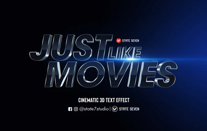 
									Just Like Movies Silver Spectacle Font Effect PSD Template