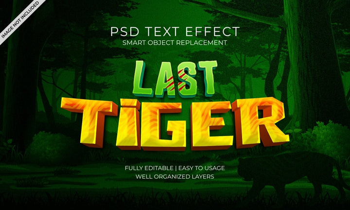 
									Last Tiger Visuals Font Effect PSD Template