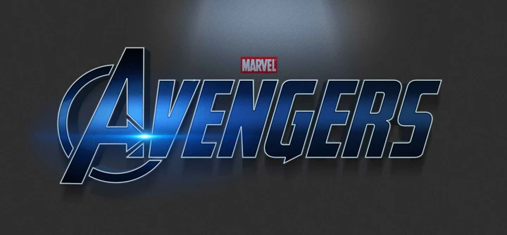 
									Metallic Marvel Avengers Emblem Font Effect PSD Template