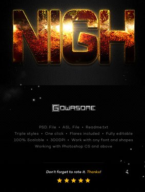 
									Neon Night Narratives Font Effect PSD Template