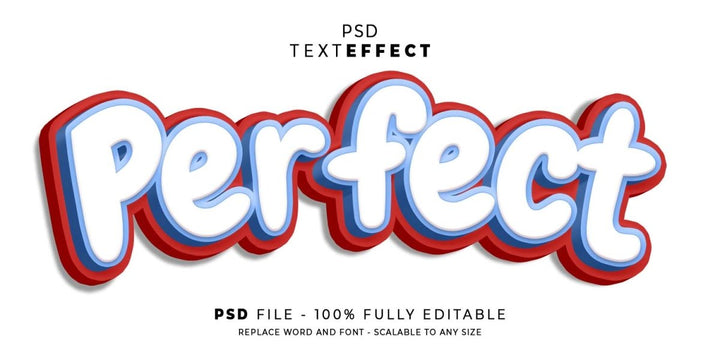 
									Perfect Blend Font Effect PSD Template