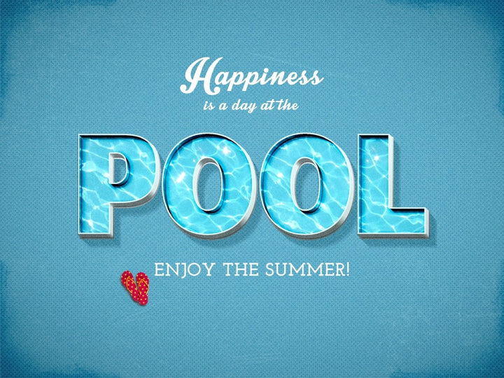 
									Poolside Bliss Font Effect