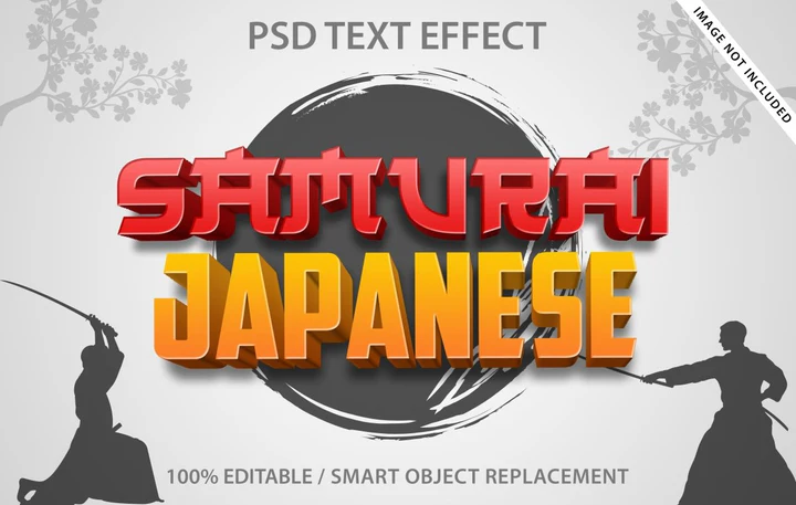 
									Samurai Showdown A Bold Japanese Font Effect PSD Template