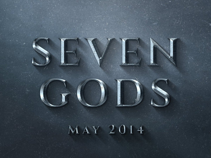 
									Seven Gods Symphony Font Effect PSD Template