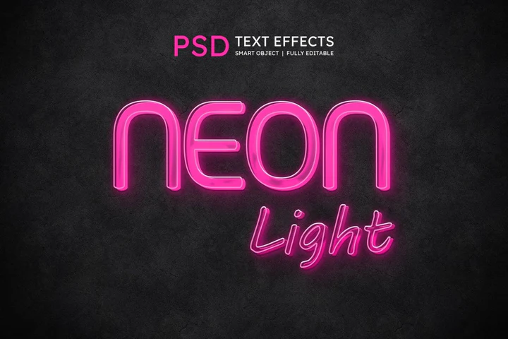 
									Spectrum Neon Light Font Effect PSD Template