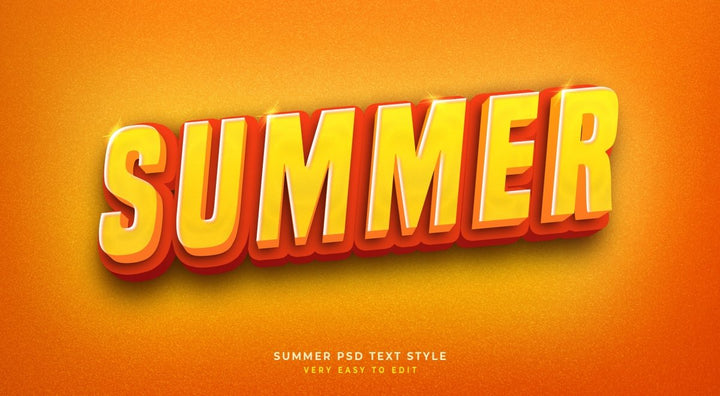 
									Summer Blaze Font Effect PSD Template