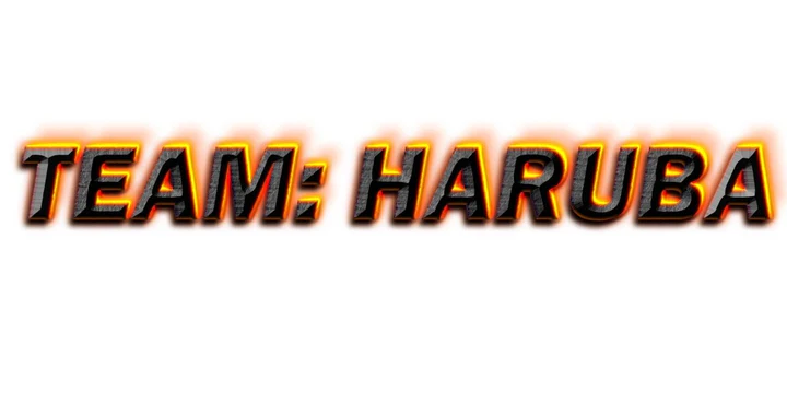 
									Team Haruba Banner Font Effect PSD Template