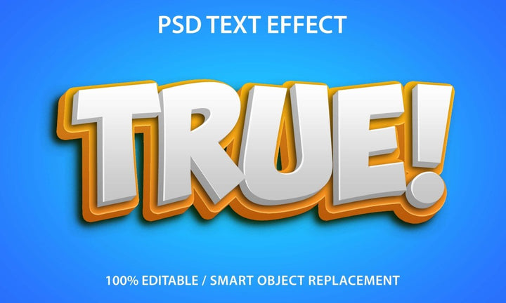 
									True Golden Guarantee Font Effect PSD Template