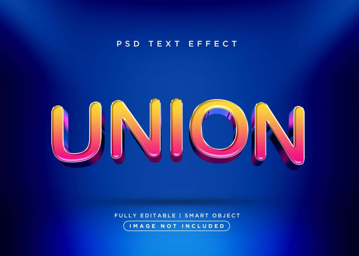 
									Union Vibrant Shadow Font Effect PSD Template