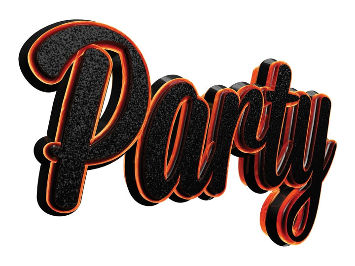 
									Vibrant Party 3D Font Effect PSD Template