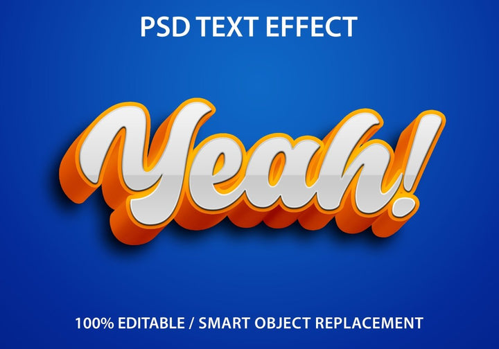 
									Yeah! Burst Font Effect PSD Template